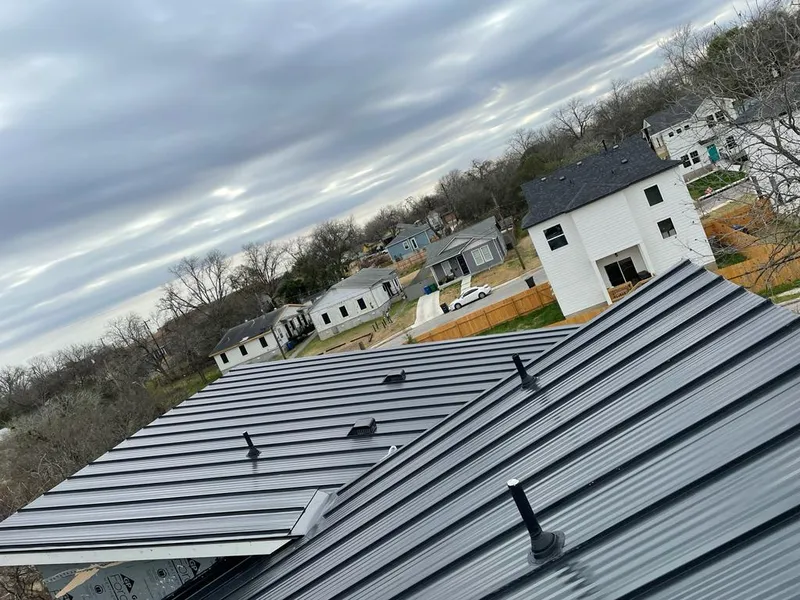 Standing seam metal roof panels with vents for Skylight Repair in Makakilo
